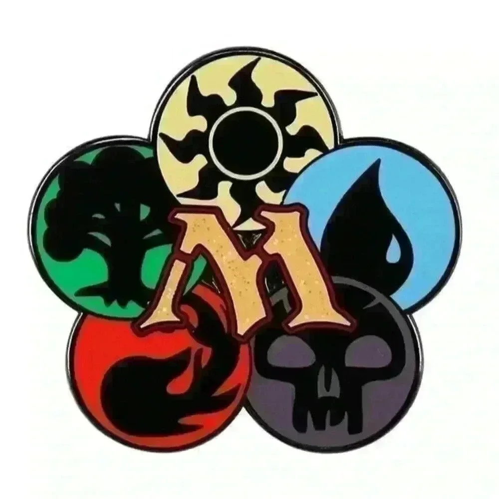 Mystical Emblems: Magic: The Gathering Mana Symbols Enamel Pin - Picture 2 of 3
